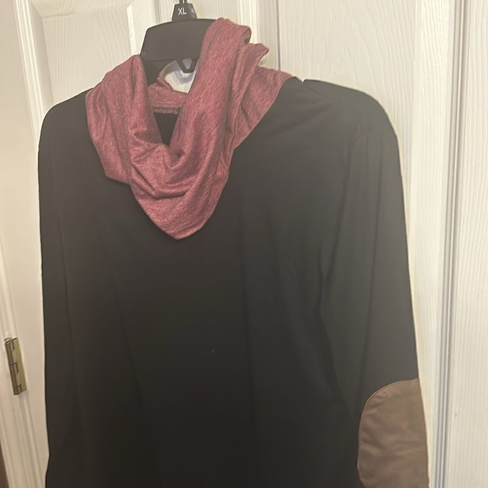 Famulily cowl neck long tunic top/sweaterdress Medium - Picture 2 of 9